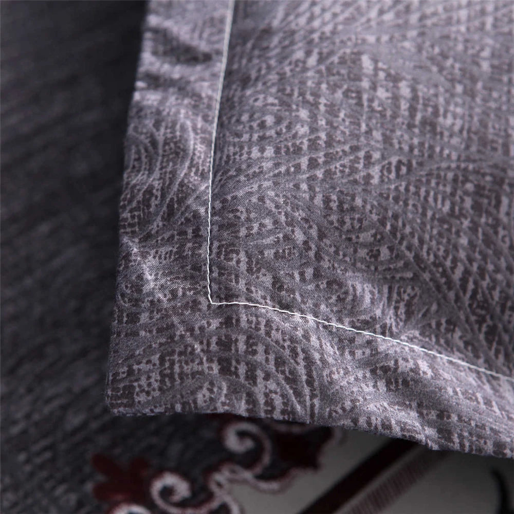 Luxury Bedding Sets King Flower Bed Linen High Quality Duvet Cover Set Queen Purple Bed Comforter