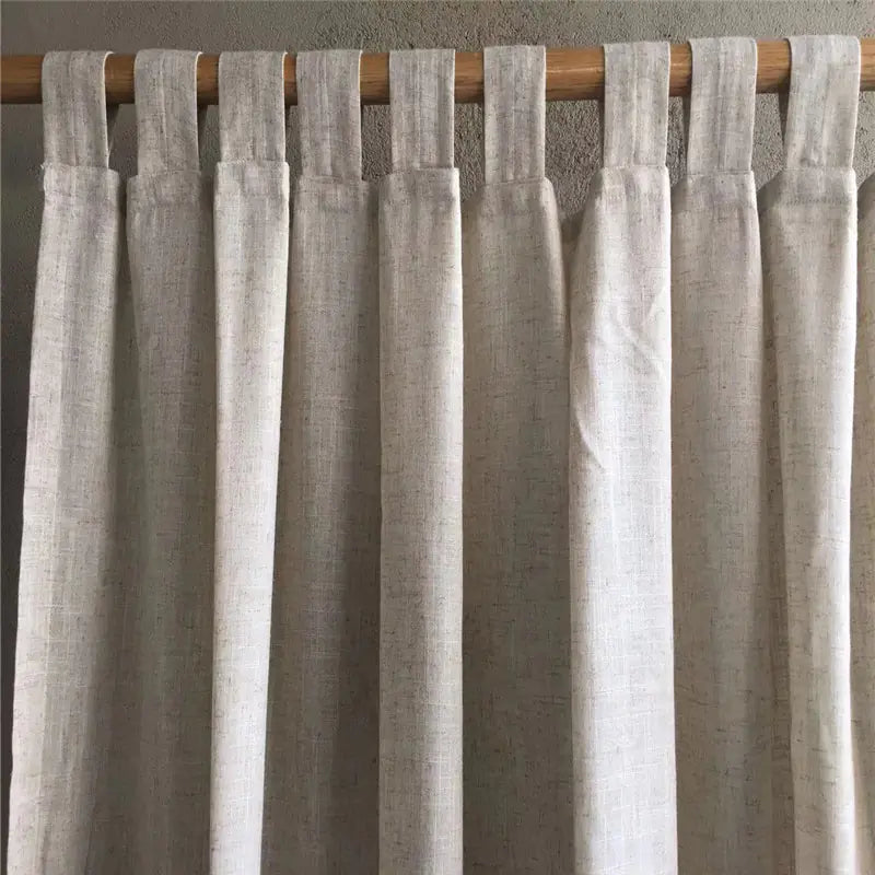 Customized Natural Linen Curtains for Modern Living Spaces