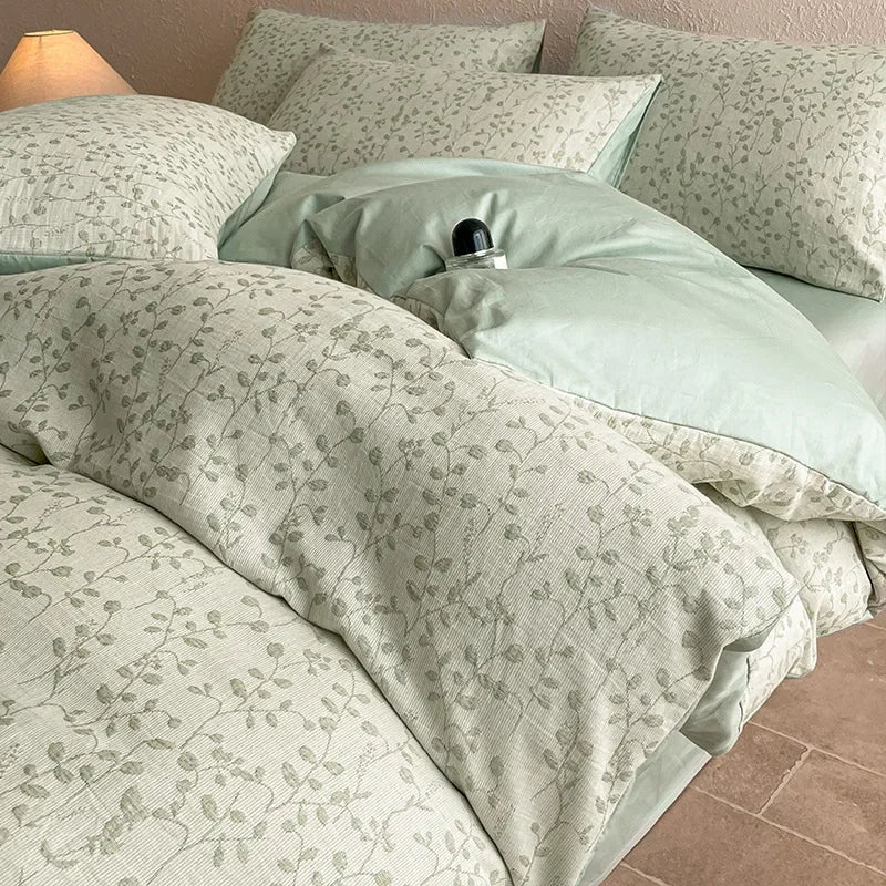 3-Layer Yarn Cotton Bedding Set