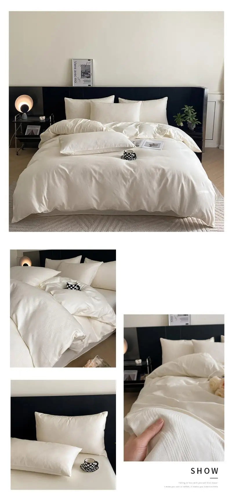 3-Layer Yarn Cotton Bedding Set