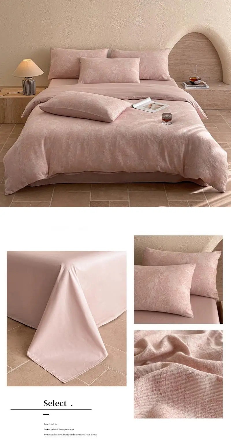 3-Layer Yarn Cotton Bedding Set