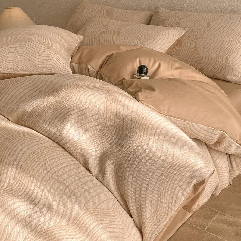 3-Layer Yarn Cotton Bedding Set