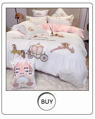 Egyptian Cotton Hollow Edge Luxury Bedding Set, White, Grey, Pink, Blue,1 Duvet Cover,2 Pillowcases,1 Flat Sheet Or Fitted Sheet