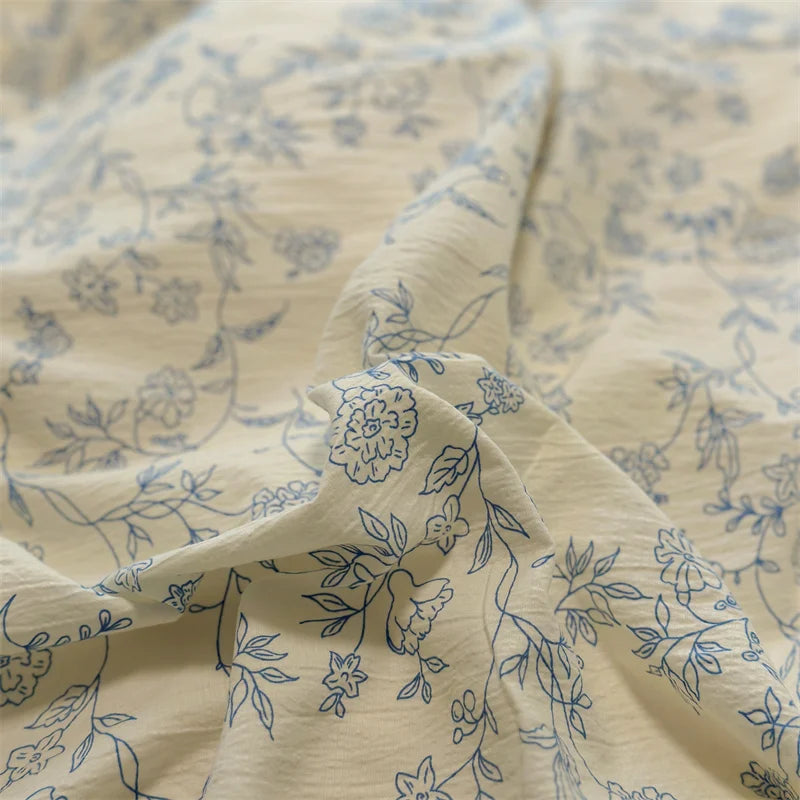 Korean Style Bedding Set with Pillowcase bed sheet Full Size Bed Linen Duvet Cover Set