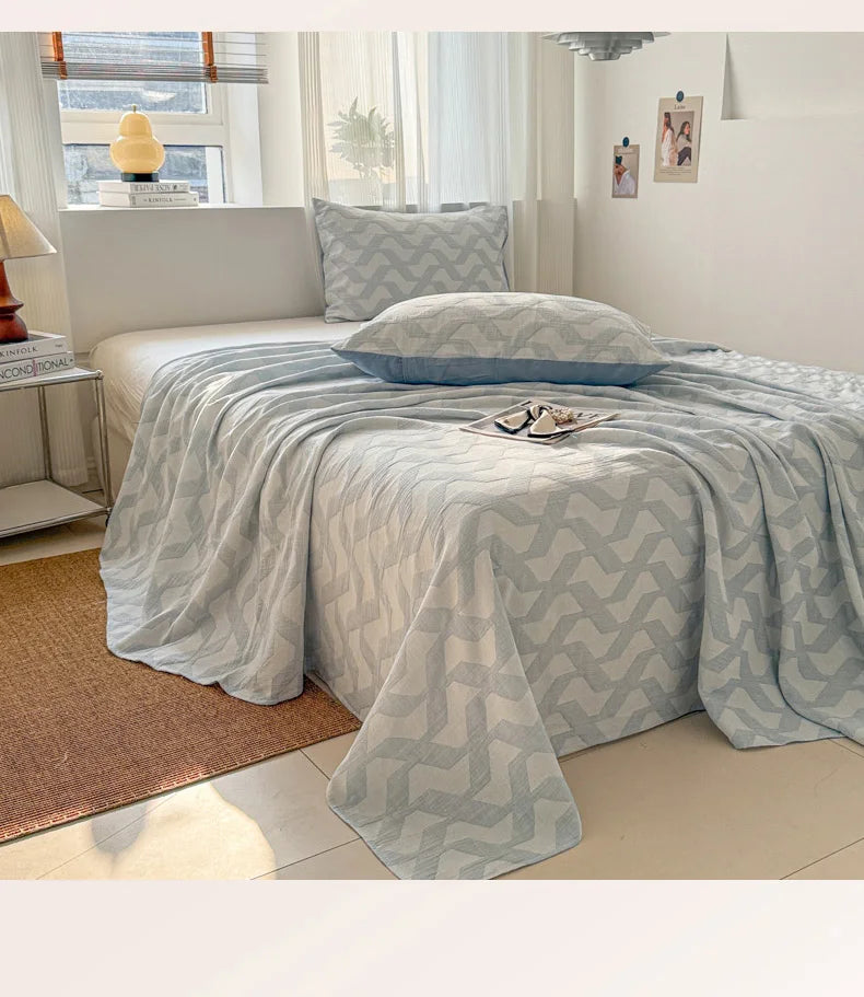 Pure Cotton Tee-piece Set Thiened Double-layered Cotton Bedding