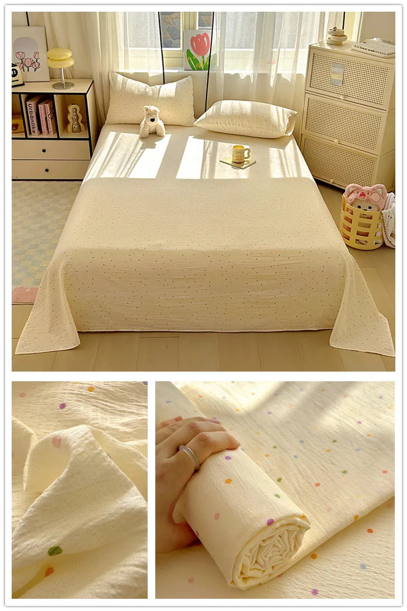 Flower Print Bed Sheet Single/Double/Queen/King Size Flat Sheets Adults Kids Room Soft Bed Linen sabanas (Pillowcase Need Order)