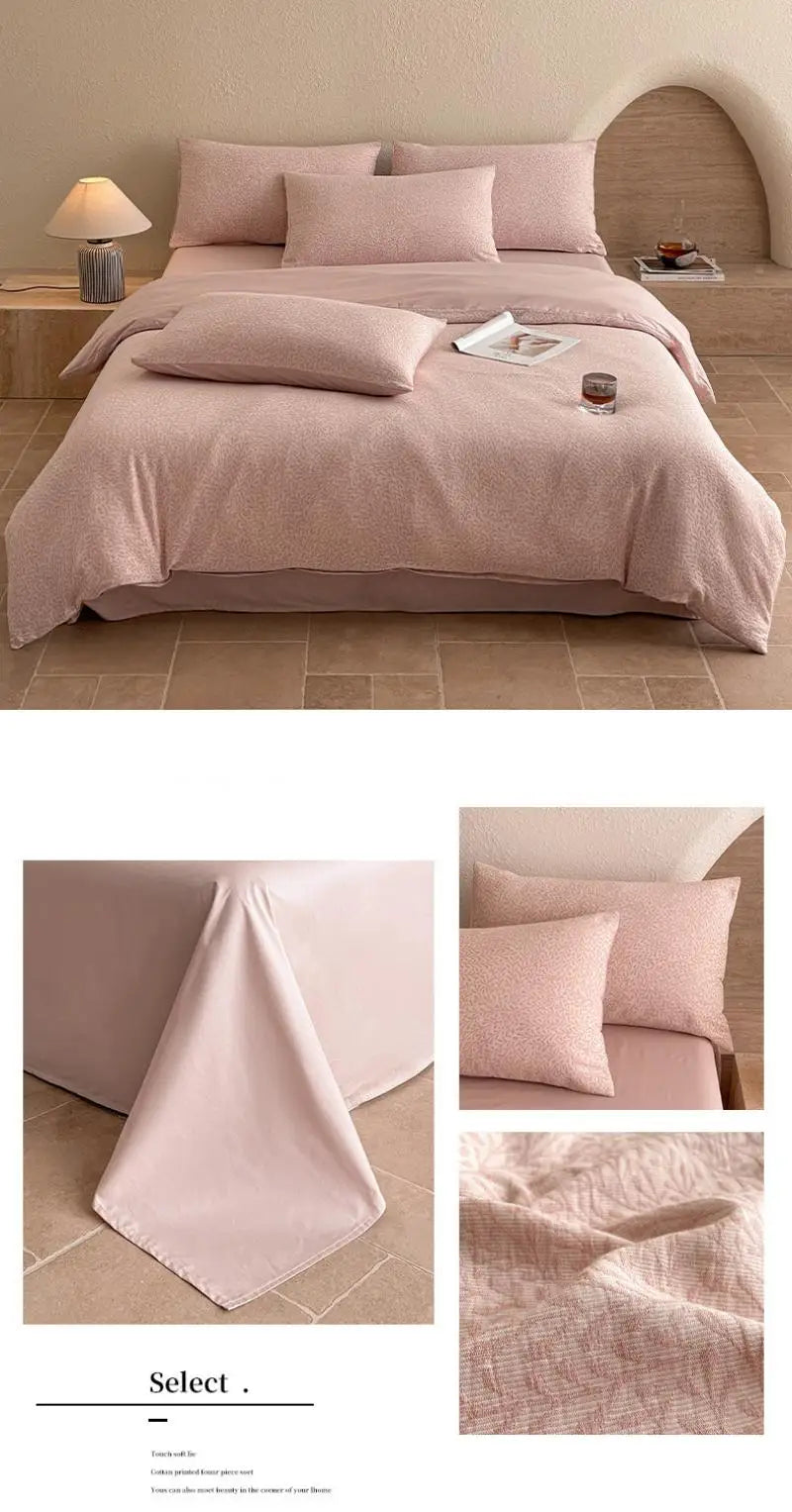3-Layer Yarn Cotton Bedding Set