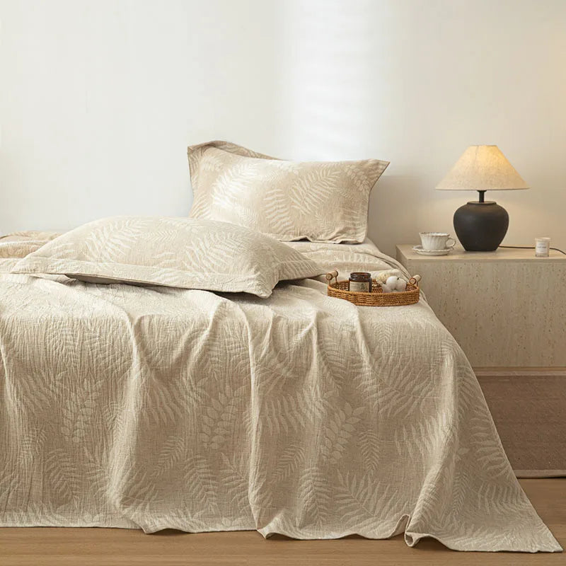 Cotton and Linen Bed Sheet