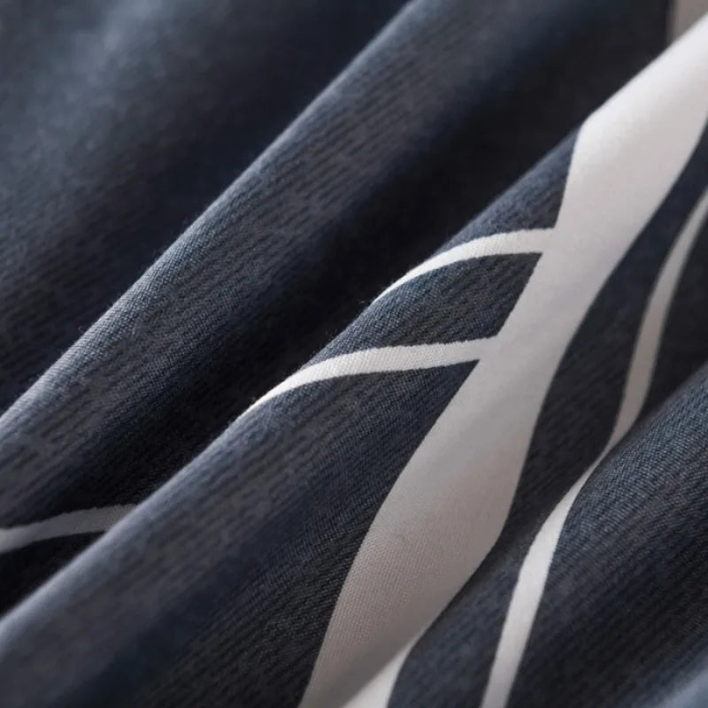 comfortable and soft popular aloe vera cotton four piece set autumn and winter duvet set.