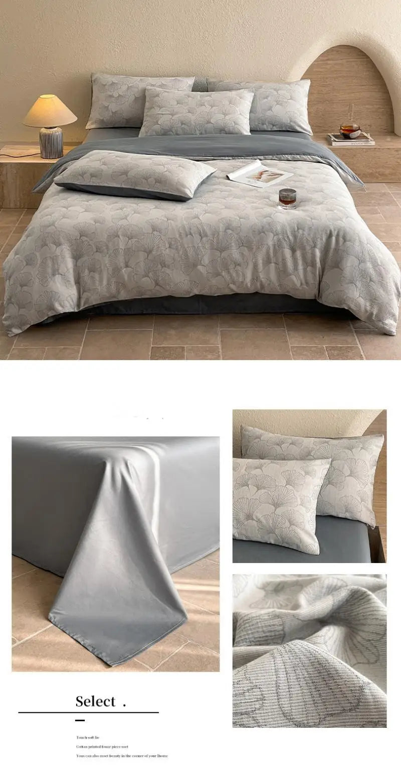 3-Layer Yarn Cotton Bedding Set