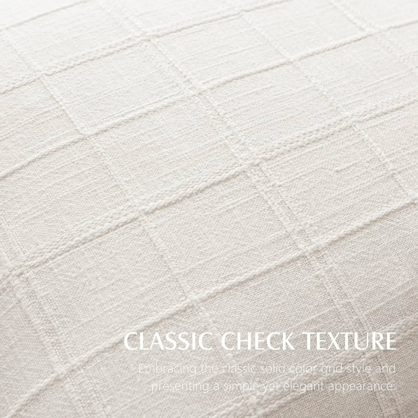 Square Cushion Cover Boho Linen