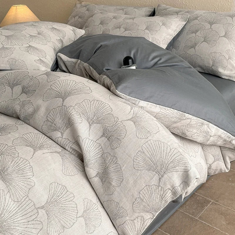 3-Layer Yarn Cotton Bedding Set