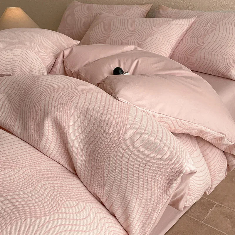 3-Layer Yarn Cotton Bedding Set