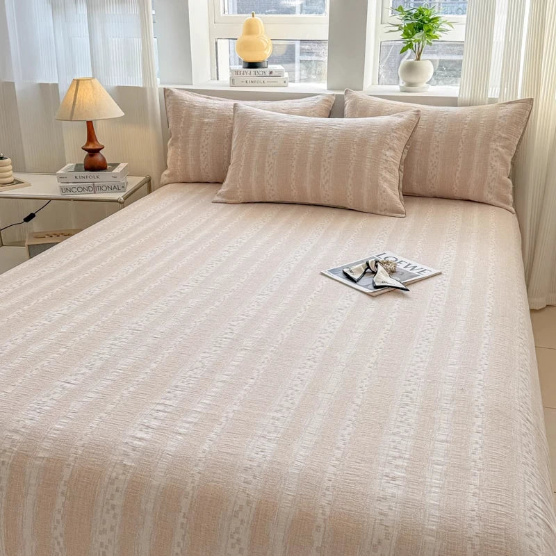 Pure Cotton Tee-piece Set Thiened Double-layered Cotton Bedding