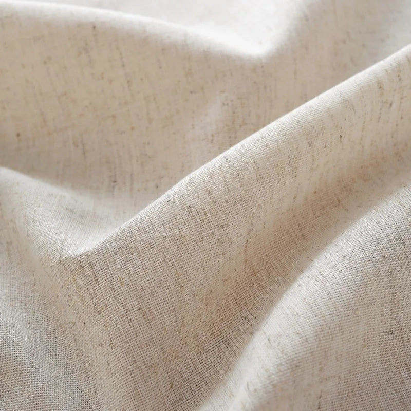 Linen Cotton Tablecloth, Flax Fabric Table Cloth Luxurious Table Cover