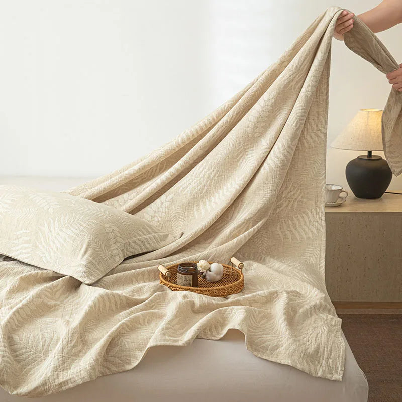 Cotton and Linen Bed Sheet