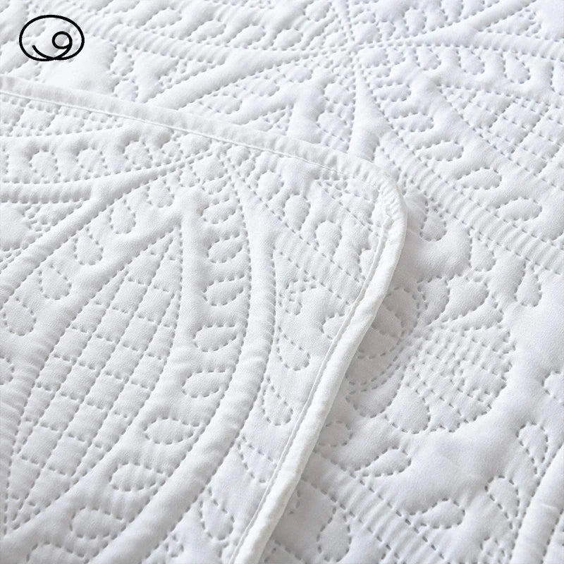 Quilt Bedding Set, Soft Quilt Bedspread Coverlet with Pillow shams, coin Pattern quilt