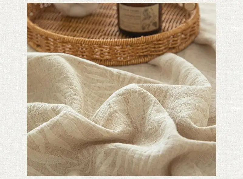 Cotton and Linen Bed Sheet