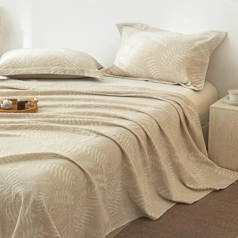 Cotton and Linen Bed Sheet