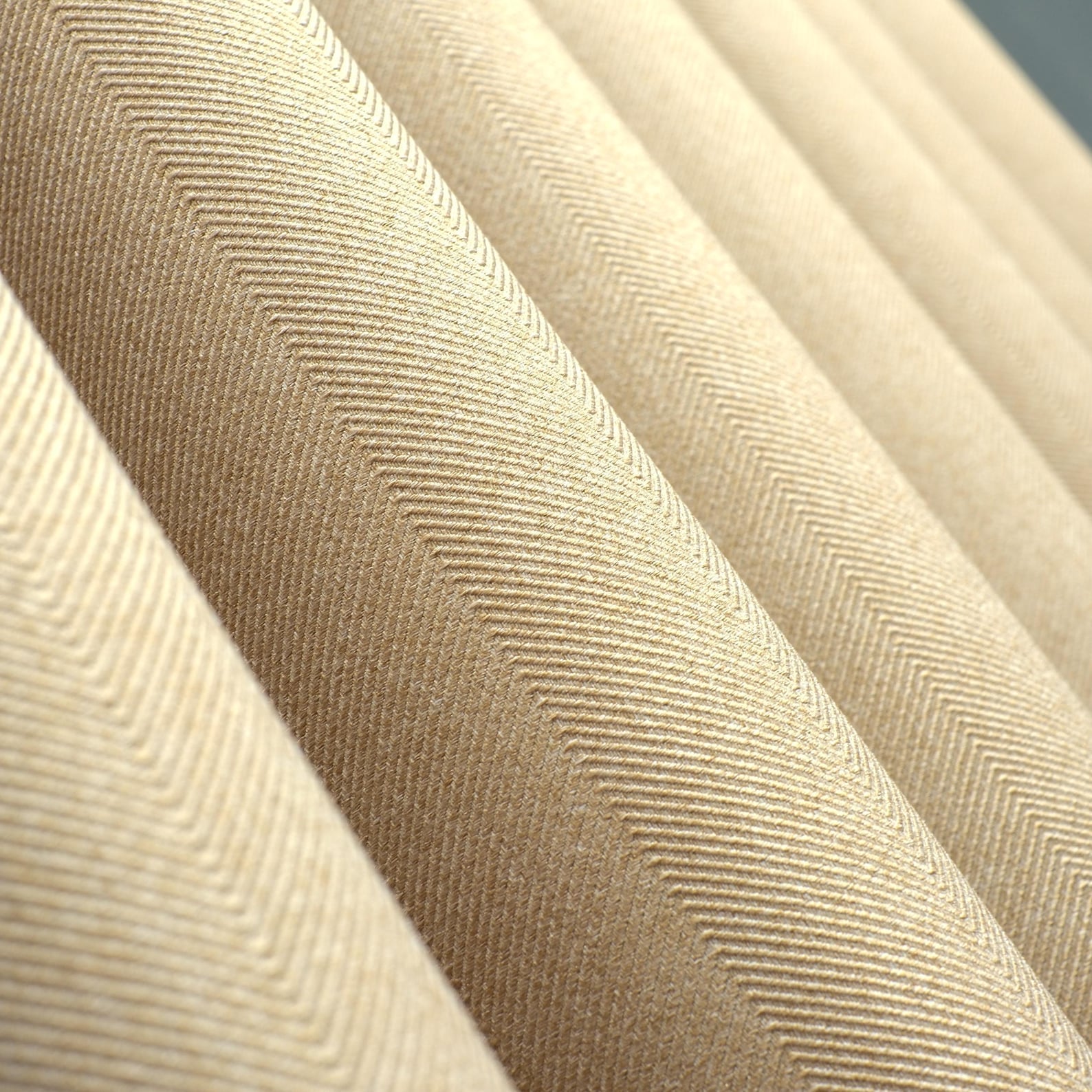 Premium Linen Herringbone Eyelet Curtains UK - Natural Light Filtering - Various Colours-0