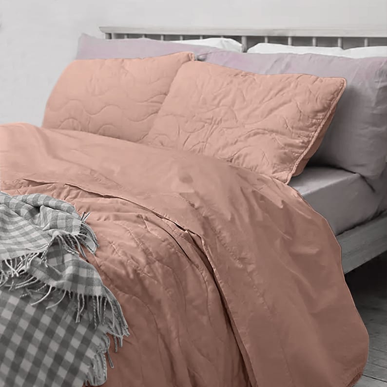 Piglet stitch - Linen Cotton Quilt Sets