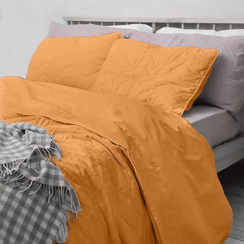 Piglet stitch - Linen Cotton Quilt Sets