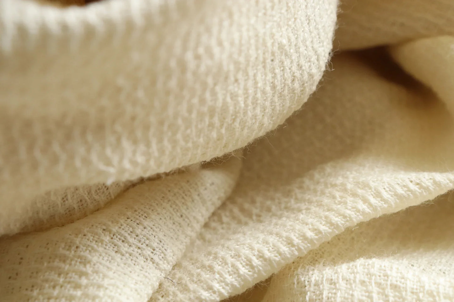 Woolen Mesh Fabric | Greige Finish | By The Yard